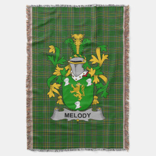Couverture Irish Melody ou O_Moledy Coat of Arms Family Cres