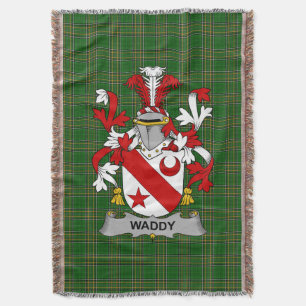Couverture Irish Waddy Manteau d'armoiries Family Crest Irlan
