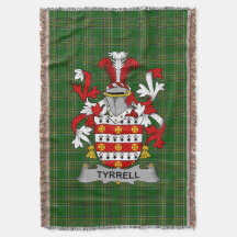 Irlandais Tyrrell ou Terrell Armoiries familiales 