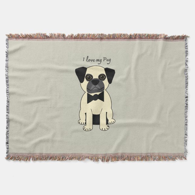 Couverture J'adore mon Pug (Devant)