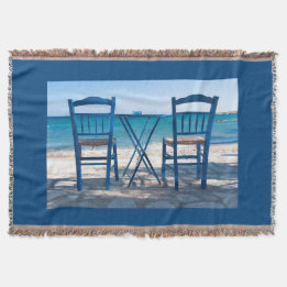 Couverture J'aime Grèce taverna photo bleu et blanc