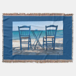 Couverture J'aime Grèce taverna photo bleu et blanc