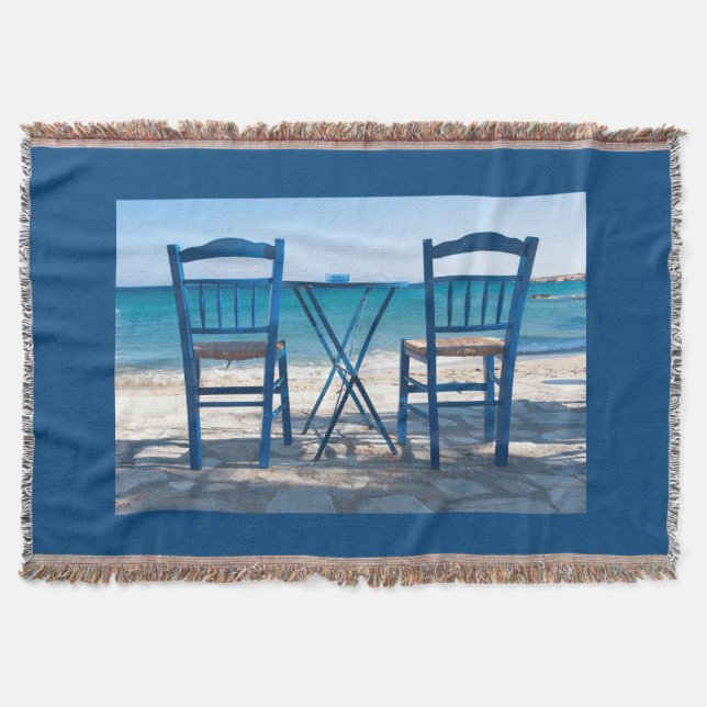 Couverture J'aime Grèce taverna photo bleu et blanc (Devant)