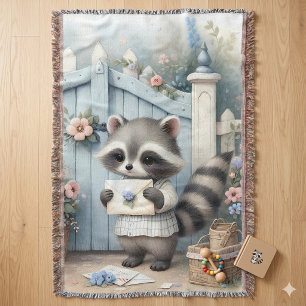 Couverture Jardin de lettres au Raton laveur pastel