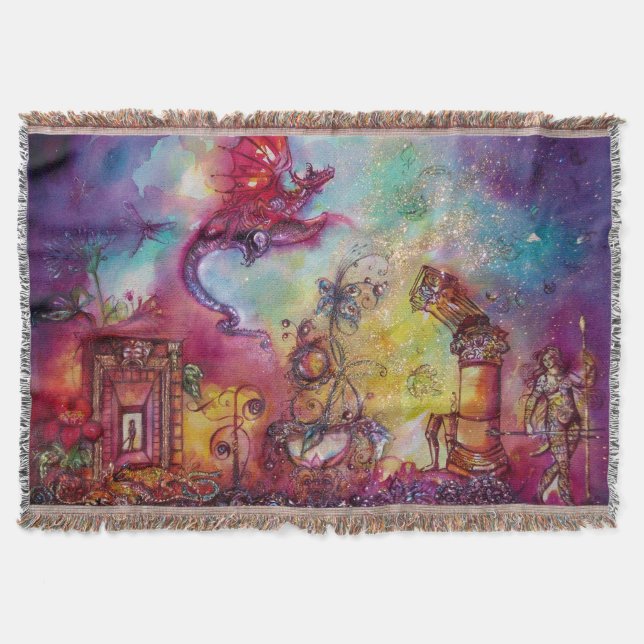 COUVERTURE JARDIN DES OMBRES PERDUES / DRAGON ROUGE VOLANT (Devant)
