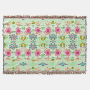 Couverture Jardin Éclectique Enchantant : Beauté Florale Dive