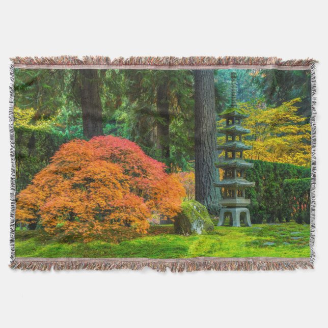 Couverture Jardin Japonais En Automne À Portland, Oregon (Devant)