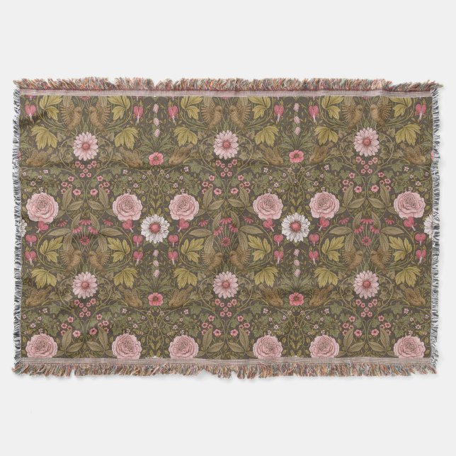 Couverture Jardin sauvage sur café brun (Devant)