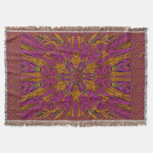 Couverture Jasmine rose orange