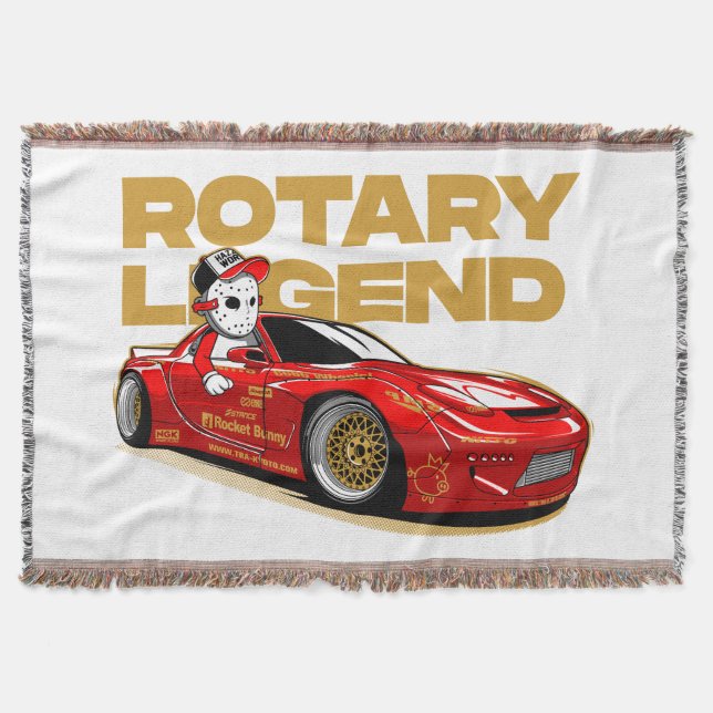 COUVERTURE JDM RED ROTARY DRIFT LEGEND (Devant)