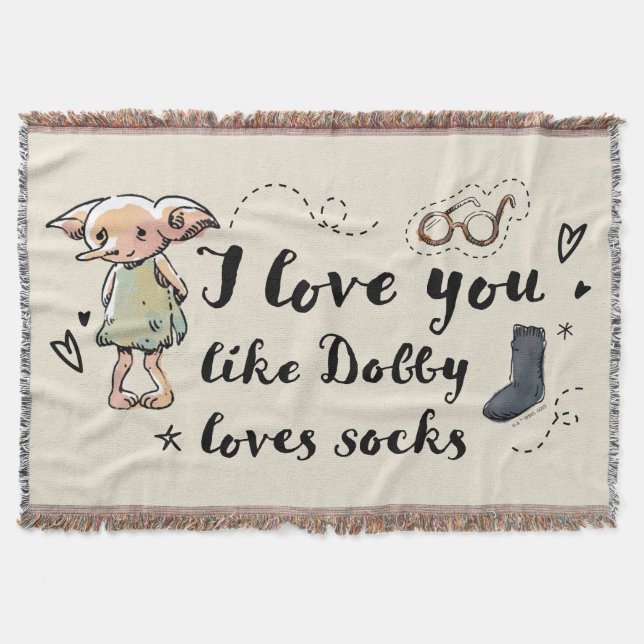 Couverture Je T'Aime Dobby Aime Les Chaussettes (Devant)