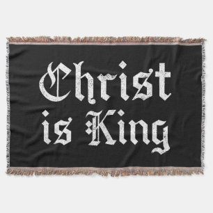 Couverture Jésus-Christ est Roi Gothique Art Grunge Blacklett