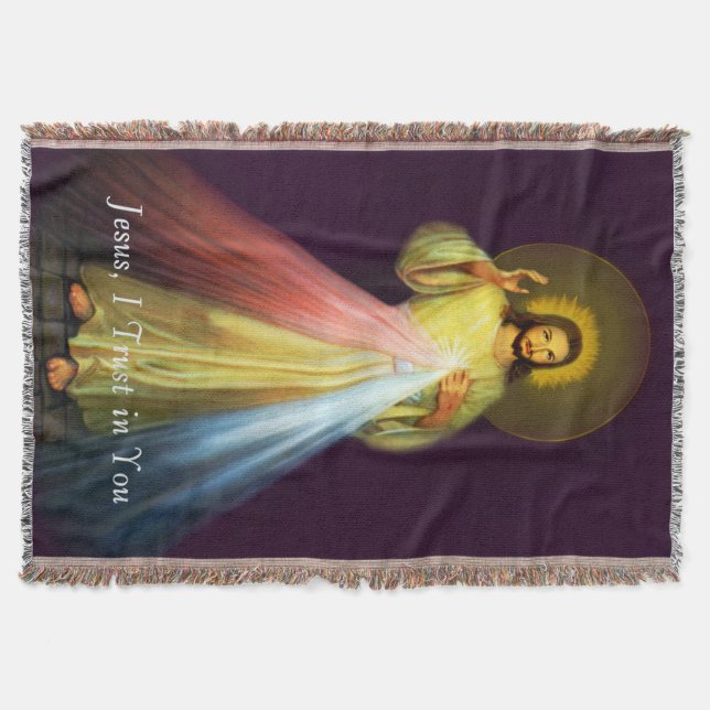 Couverture Jésus divin de Mercy Blanket (Devant)