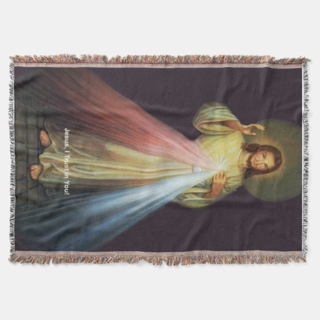Couverture Jésus divin de Mercy Blanket (Devant)