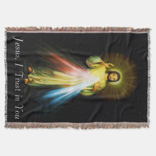 Couverture Jésus Divin Miscy Jeter Blanket