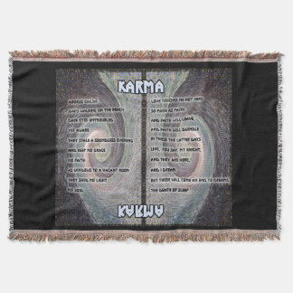 Couverture Jet de tapisserie d'Oboros de karma