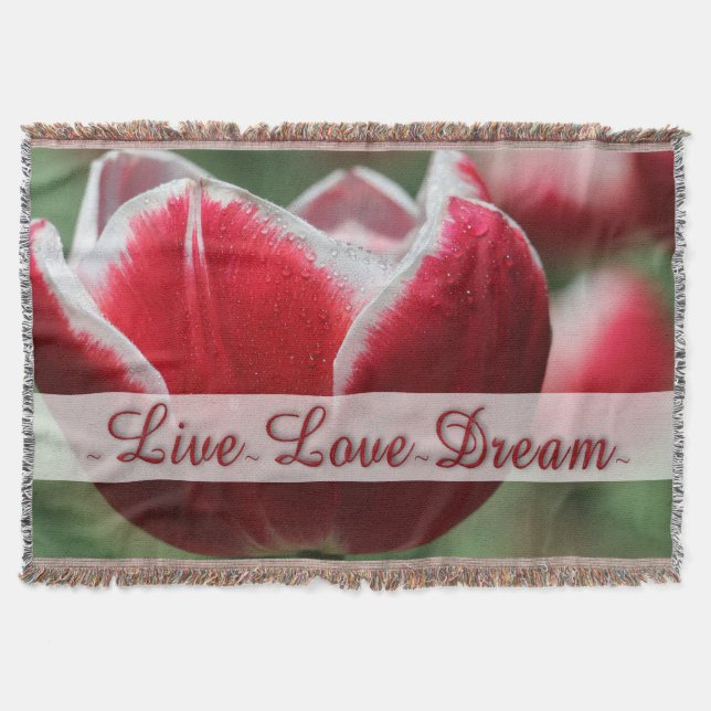 Couverture Jeter une couverture/tulipes (Devant)