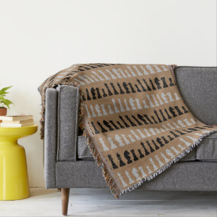 Couverture Jeu d'échecs Brown moderne Motif