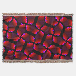 Couverture Jimette Design à franges déco