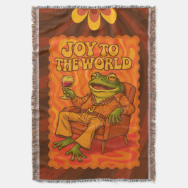 Couverture Joie au Monde Grenouille Psychedelique avec Vin