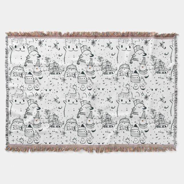 Couverture Joli motif de Noël en hiver à dessiner (4) (Devant)