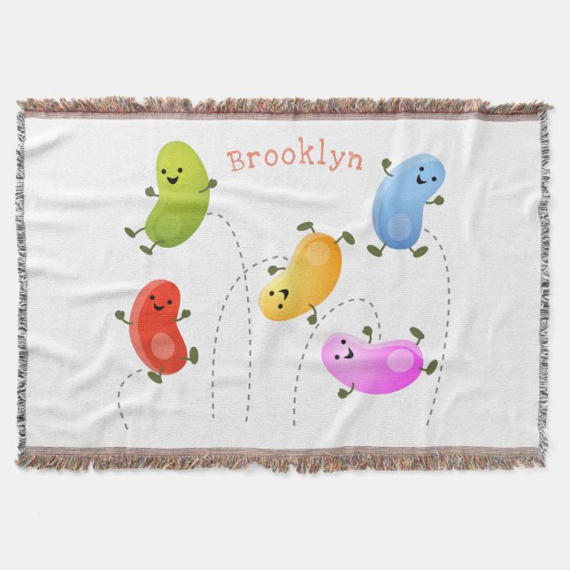 Couverture Jolie jellybeans bondissant dessin animé (Devant)