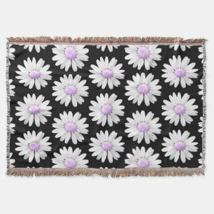 Couverture Jolies pâquerettes violettes à points