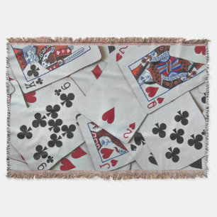Couverture Jouer Cartes Poker Jeux Reine Roi
