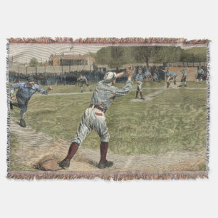 Couverture Joueur de baseball jeté à la seconde base