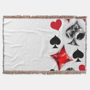 Couverture Joueur de poker Joueur de cartes de jouer costumes