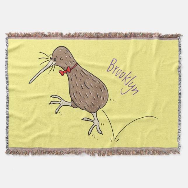 Couverture Joyeux kiwi de saut avec dessin de cravate arc (Devant)