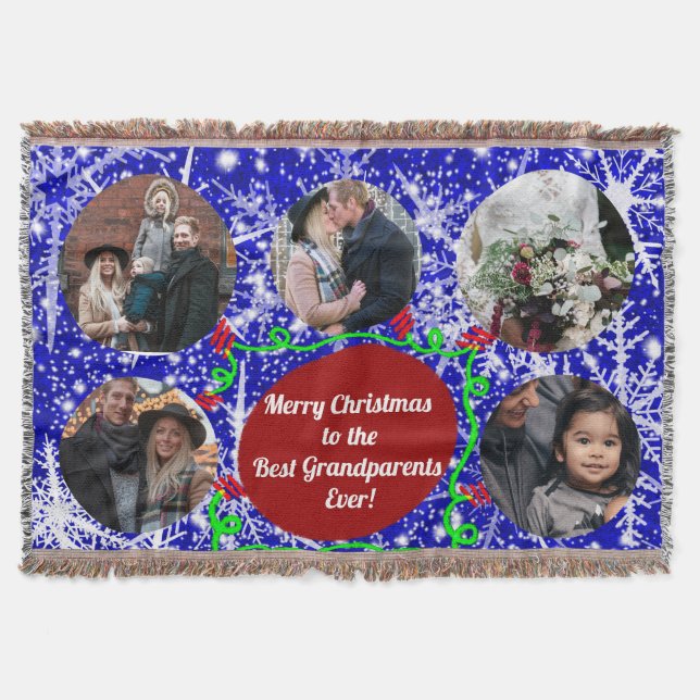 Couverture Joyeux Noël aux meilleurs grands-parents, 5 photos (Devant)