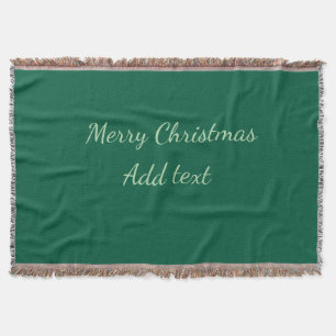 Couverture Joyeux Noël vert plaine solo arrière - plan vacanc