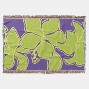Couverture Kailua Hibiscus Hawaiian Floral Thon Blanket