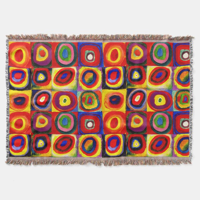 Couverture Kandinsky Farbstudie Quadrates Cercles Art  (Devant)