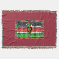 Kenya : Toute l'Afrique dans un pays - Drapeau tis