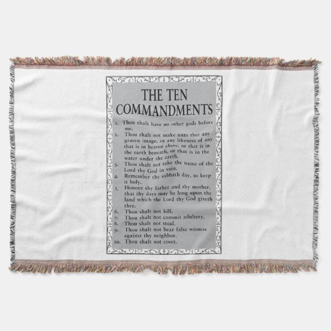 Couverture La Bible des dix commandements (Devant)