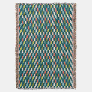 Couverture La moitié du siècle Teal moderne et motif de