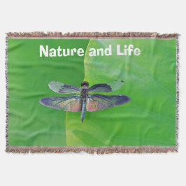 Couverture La nature verte et la libellule de vie