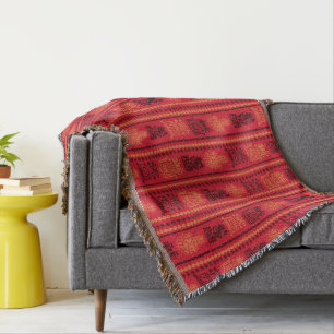 Couverture La tribu ethnique des Motifs autochtones rouges La