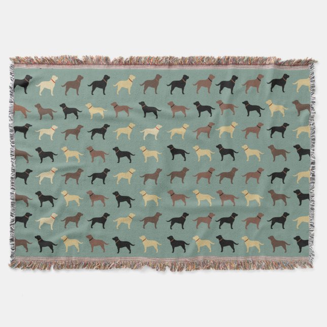 Couverture Laboratoires de Motif des silhouettes de chien des (Devant)