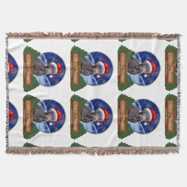Couverture Labrador Retriever Christmas (Devant)
