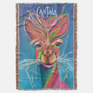 Couverture laine de coton alpaga Cantina