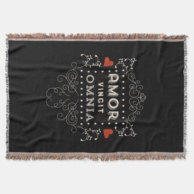 Couverture L'amour conquiert tous - Typographie Vintage latin (Devant)