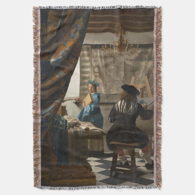 Couverture L'art de la peinture par Johannes Vermeer (devant Vertical)