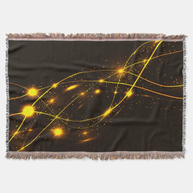 Couverture Laser électrique brillant Abstrait (Devant)