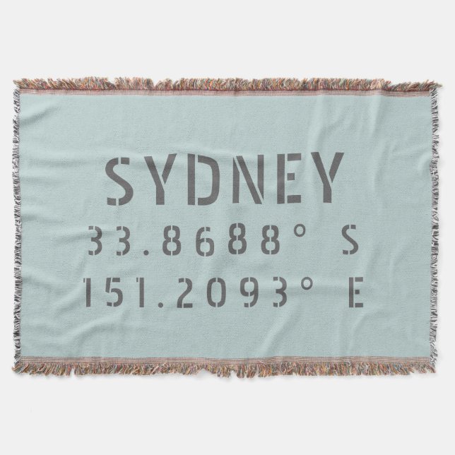 Couverture Latitude et longitude de Sydney (Devant)