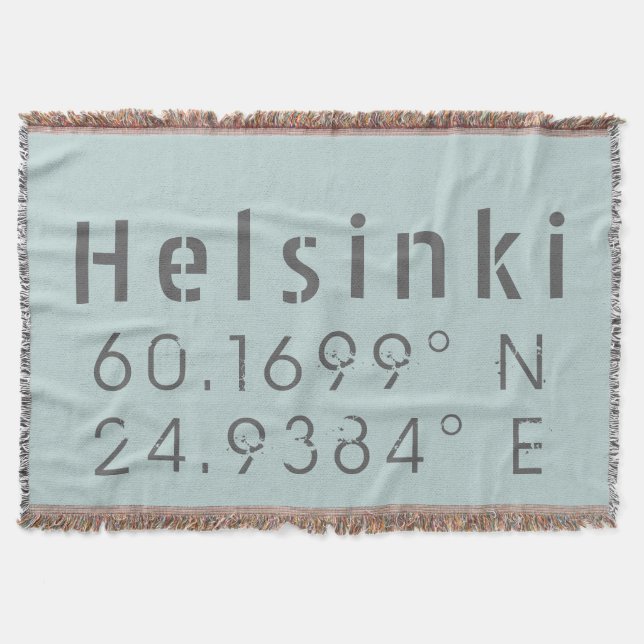 Couverture Latitude Longitude d'Helsinki (Devant)