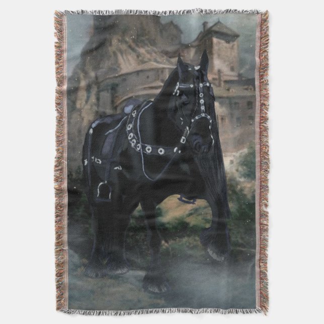 Couverture Le Cheval Médiéval - Blanket (devant Vertical)