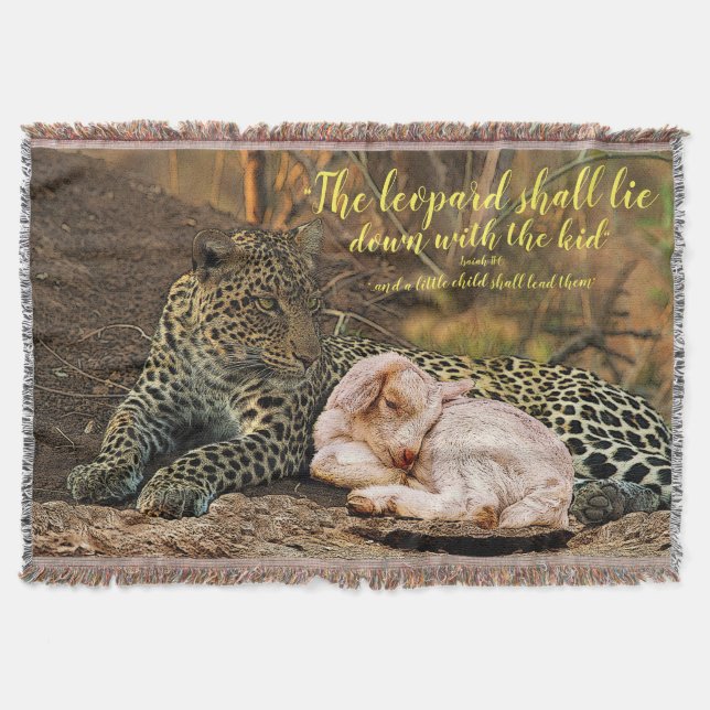 Couverture Le léopard se couchera avec l'enfant-Isaïe 11 (Devant)